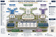 Map of Daniel K. Inouye International Airport, Pearl Harbor, Ala Moana, Downtown Honolulu, and Waikiki