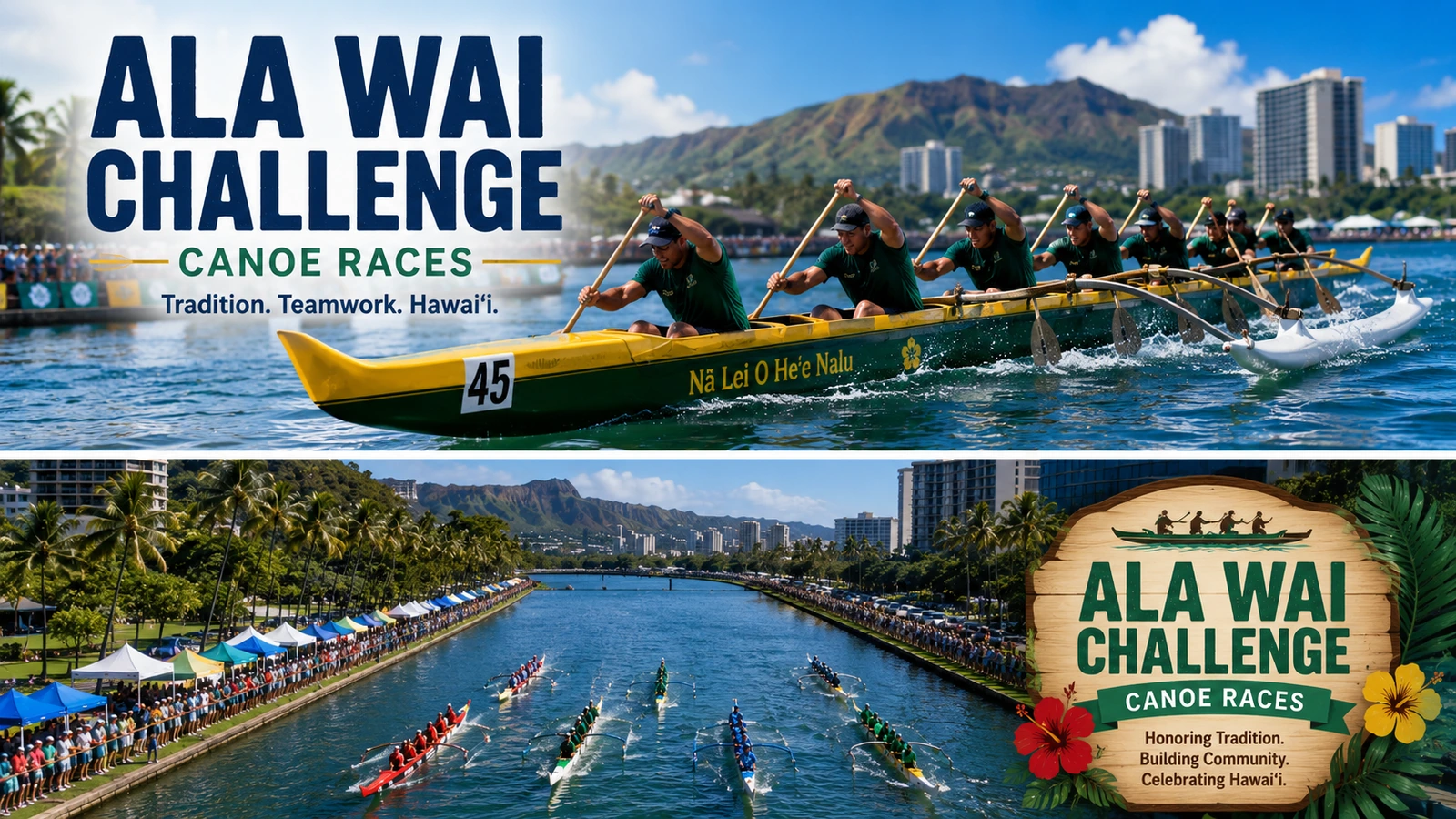 Ala Wai Challenge Canoe Races visitor guide in Hawaii