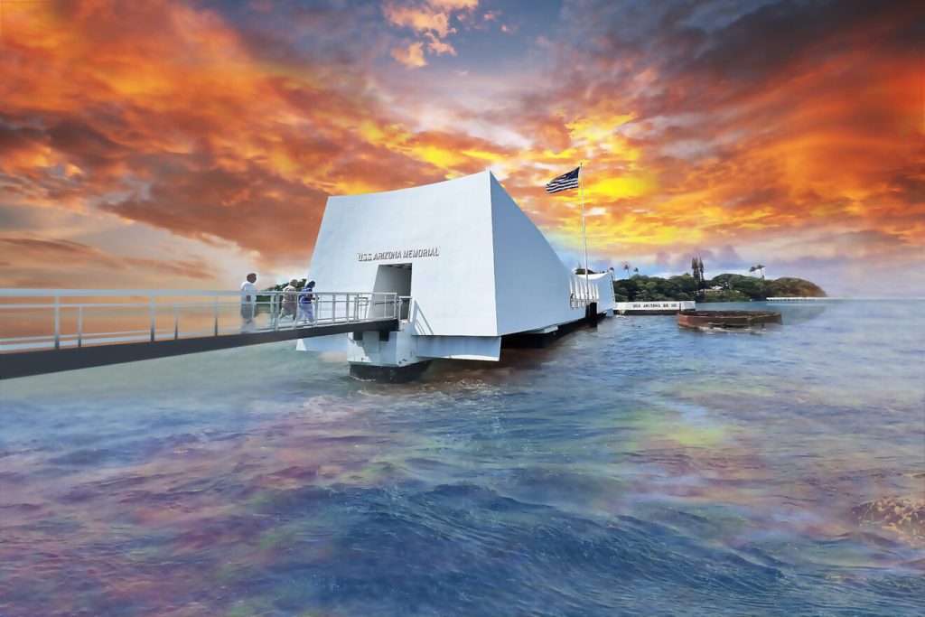Pearl Harbor and USS Arizona Memorial, and Waikiki Tour from Kona